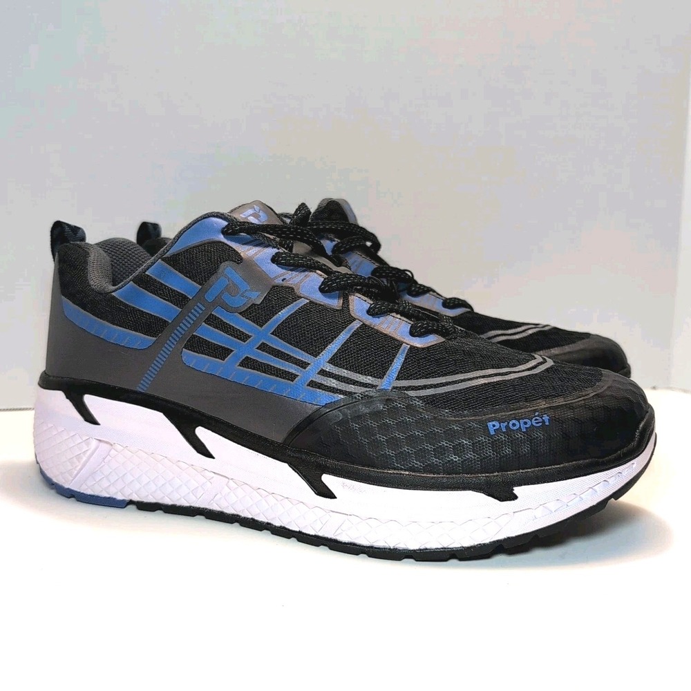 Propet Mens Sz 9.5 Ultra Black & Blue MAA202M 3E Athletic Shoe - Floor Model